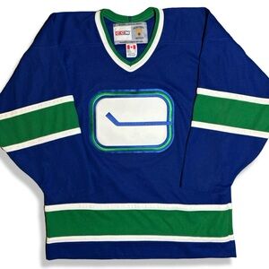 Vintage CCM Vancouver Canucks Hockey Jersey